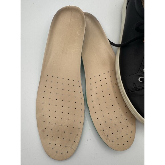 Ecco Sneakers Soft 7 Low Womens Size 9-9.5 Black Casual Walking Lace Up Shoes - Picture 16 of 16